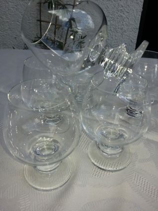 6 Gläser - Kristall - Cognac - Gläser -, Bild