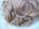 Alte Puppenteile Rotblonde Locken Haar Perücke Vintage Doll Hair Wig 45 Cm Girl Puppen & Zubehör Bild 1