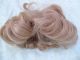 Alte Puppenteile Rotblonde Locken Haar Perücke Vintage Doll Hair Wig 45 Cm Girl Puppen & Zubehör Bild 4