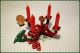 Kerzenhalter Fürs Puppenhaus 1:12 - 1:10 Zum Weihnachtsfest Od.  Advent Mit 4 Kerzen Nostalgieware, nach 1970 Bild 1