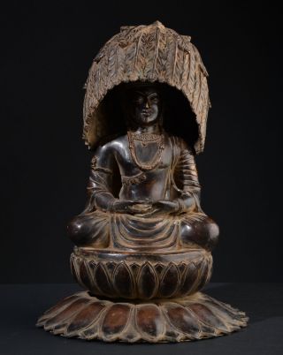 Buddha Amitabha.  Seltene / Rare Statue.  (japan,  Tibet,  Bronze) Bild