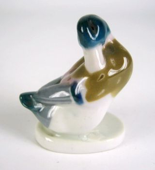 Handbemalte Porzellan Figur / Ente Handpainted Porcelain Figurine / Duck Xxx Bild