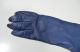 Vintage Lange 50er Jahre Leder Handschuhe In Nachtblau - H1 - Accessoires Bild 1