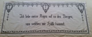 Alte Handgestrickte Sachse 1914 Gut Erhalte Traditionelle Siebenburge Wanddeko Bild