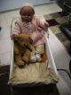 Retro Puppenwagen Im Mit Grosser Babypuppe Puppenwagen Bild 1