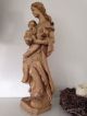 Oberammergau Holzfigur Madonna Mit Kind 60 Cm Sammlerstücke Weihnachten Holzarbeiten Bild 1