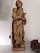 Oberammergau Holzfigur Madonna Mit Kind 60 Cm Sammlerstücke Weihnachten Holzarbeiten Bild 4