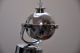 Masterpice England London 1927,  925er Silber Öllampe Mit Antilopen Horn Top Kristall Bild 10