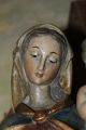 Schöne Antike Holzfigur Madonna Maria Mit Kind 72cm Heiligenfigur Südtirol Skulpturen & Kruzifixe Bild 3