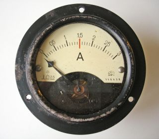 Uraltes Amperemeter Strommesser Ampère Messgerät Sammler 1920er 1930er Bild