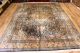 Echter Perser Teppich 370 X 265 Rug Felder Natur Orientteppich Seide Silk Seta Teppiche & Flachgewebe Bild 4