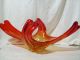 Xxl Murano Glas Schale,  3,  5kg,  56 Cm Lang,  Farbverlauf,  F.  Poli,  Seguso,  Vase Sammlerglas Bild 5