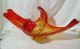 Xxl Murano Glas Schale,  3,  5kg,  56 Cm Lang,  Farbverlauf,  F.  Poli,  Seguso,  Vase Sammlerglas Bild 6