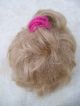 Alte Puppenteile Hellblonde Kurz Haar Perücke Vintage Doll Hair Wig 28 Cm Boy Puppen & Zubehör Bild 2