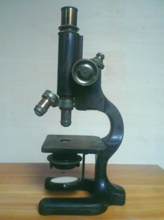 Altes Mikroskop Old Microscope Leitz Seibert Wetzlar Jena Messing Brass Germany Bild