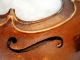 Alte Geige - Violine - Old Violin - Old Fiddle - Violino Antico - No Label 5 Saiteninstrumente Bild 9