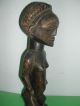 Antik Afrikanische Holz Figur Holzfigur Afrika Stammeskunst Kongo Schutzgeist Afrika Bild 4