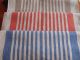 Leinen Stoff Paket,  Bauernleinen B 50 Cm F.  8 M Derb,  Streifen Rot/blau/graube Textilien & Weißwäsche Bild 2