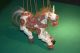 Sammler Marionette Pferd Holz Geschnitzt Puppe Art Deko 19.  Jhdt. Antikspielzeug Bild 1