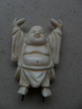 Alte Buddha Figur Aus Bein Bild