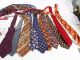 Konvolut Krawatten 70er Jahre Ca.  50 StÜck Kleidung Bild 1