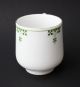 Antike Jugendstil Porzellan Kaffeetasse Grüner Dekor Goldrand Modell - N° 005234/4 Nach Stil & Epoche Bild 4
