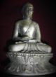 Buddha - Messing - Im Schwarzen Holzrahmen. Entstehungszeit nach 1945 Bild 1