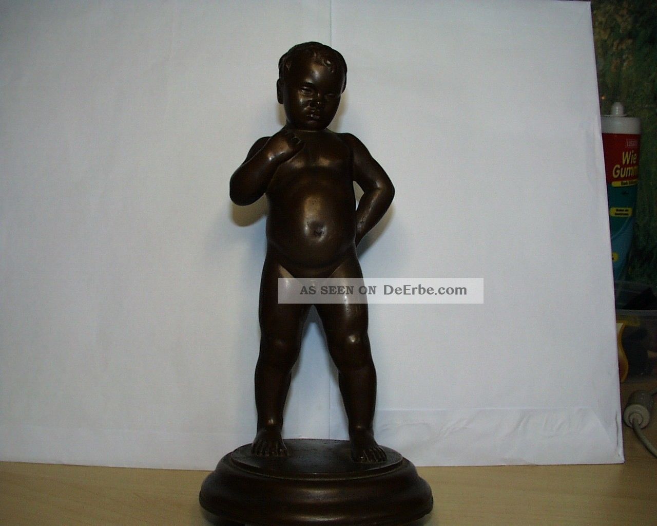 Bronze leopold fleischhacker um 1900/20 nackter junge/knabe ca. 25 ...