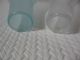 Vase Kristall Glas 2x Keulenform Matt 15 Cm Hoch Geätzt Satiniert Kristall Bild 2