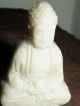 älterer Kleiner Jade Buddha Meditierende Amitabha Figur Glücksbringer Gesundheit Entstehungszeit nach 1945 Bild 1