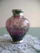 1 Kleine Vase Handgemalt.  Mit Venedig Motiv Geringfügiger Silberanteil Glas & Kristall Bild 5