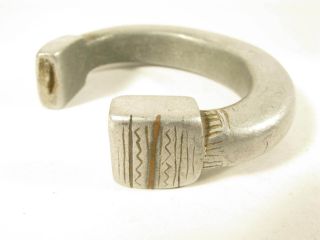 Alter Aluminium Reif Mit Kupfereinlage Fulani Old Bracelet Mali Afrozip Bild