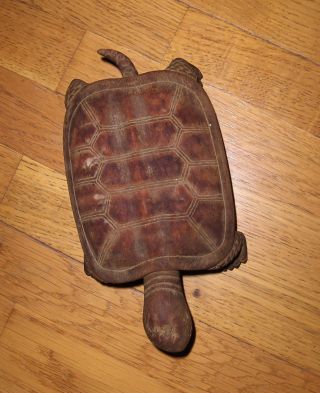 Kunsthandwerk: Schildkröte,  Holz,  Vermutlich Aus Afrika,  20.  Jahrhundert Bild