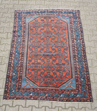 Orient Teppich Perser Hamedan Hamadan Persien 205 Cm X 140 Cm Bild