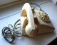 Seltenes Und Dekoratives 50er Jahre - Telefon - Elfenbein Antike Bürotechnik Bild 1