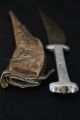 Äthiopien: Messer Mit Lederhülle,  Alt,  Afar.  Ethiopia: Knife With Leather Sheath Entstehungszeit nach 1945 Bild 4