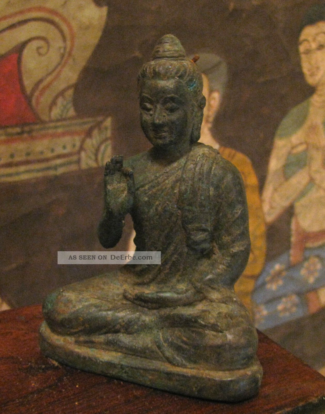 Buddha In Der Segnenden Pose,  Paang Ham Yat,  Lan - Na - Stil,  Sammelwürdig,  Alt Entstehungszeit nach 1945 Bild