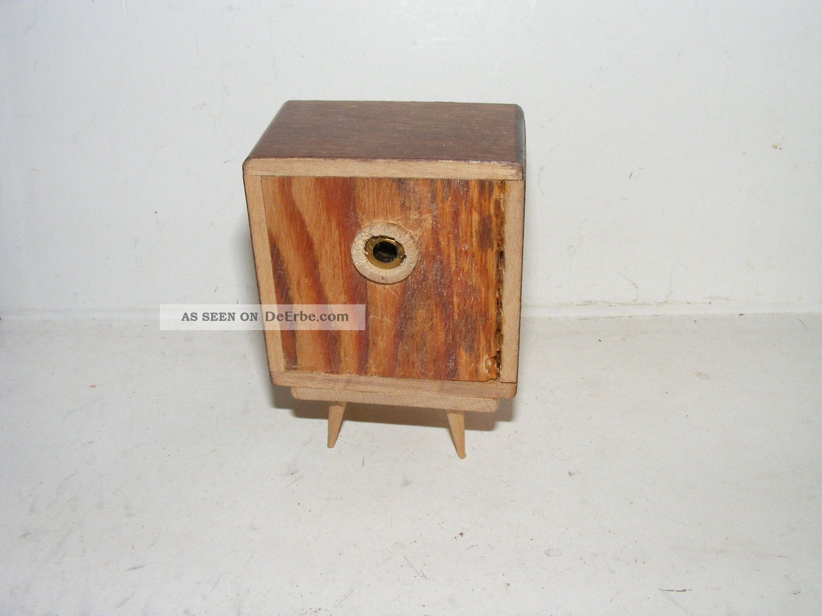 Alter Fernseher 50er J Kaufladen Puppenhaus Puppenstube 1 12 Bastler