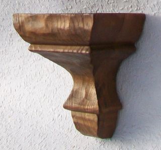 Wandsockel / Sockel,  Holz,  Handgeschnitzt,  Sehr Alt Bild