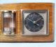 Alte,  Hochwertige Wetterstation Mit Einer Mechanischen Uhr Von Lufft Um 1930/40 Wettergeräte Bild 3