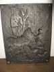 Jagdliches Kunstguß Relief Shw Wasseralfingen Eisenguß 24x31,  5cm 2,  73 Kg Gut Erh Gefertigt nach 1945 Bild 1