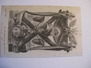 Kupferstich,  Klauber Cath.  Um 1750 Augsburg,  Religion,  Menschenfischer Bild