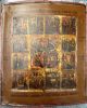 Alte Große Russische Festtagsikone Feasts Icon,  18 Jh,  40,  5 X 34,  5 Cm Ikonen Bild 1