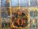 Alte Große Russische Festtagsikone Feasts Icon,  18 Jh,  40,  5 X 34,  5 Cm Ikonen Bild 6