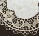 Tischdecke Nadelspitze - Reticella Handarbeit Stickerei Leinen Deckchen Edel Tischdecken Bild 1