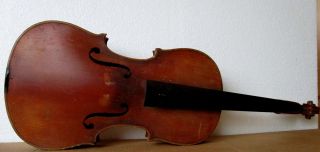 Dachbodenfund Alte Antike Geige Violine Shabby Chic Stil Look Jugendstil ? Bild