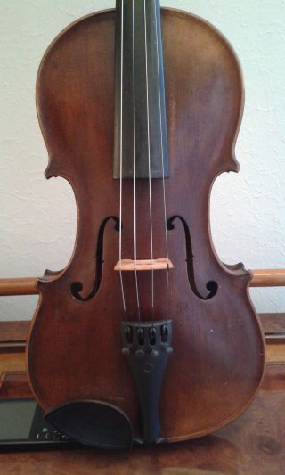 Alte Geige Alte Bratsche Alte Cello - 4/4 Geige - Adolf Sprenger Stuttgart 1914 Bild