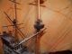 Sehr Alter 85cm Modell Schiff Segelschiff Aus Holz Maritime Dekoration Bild 9