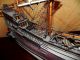 Sehr Alter 85cm Modell Schiff Segelschiff Aus Holz Maritime Dekoration Bild 8