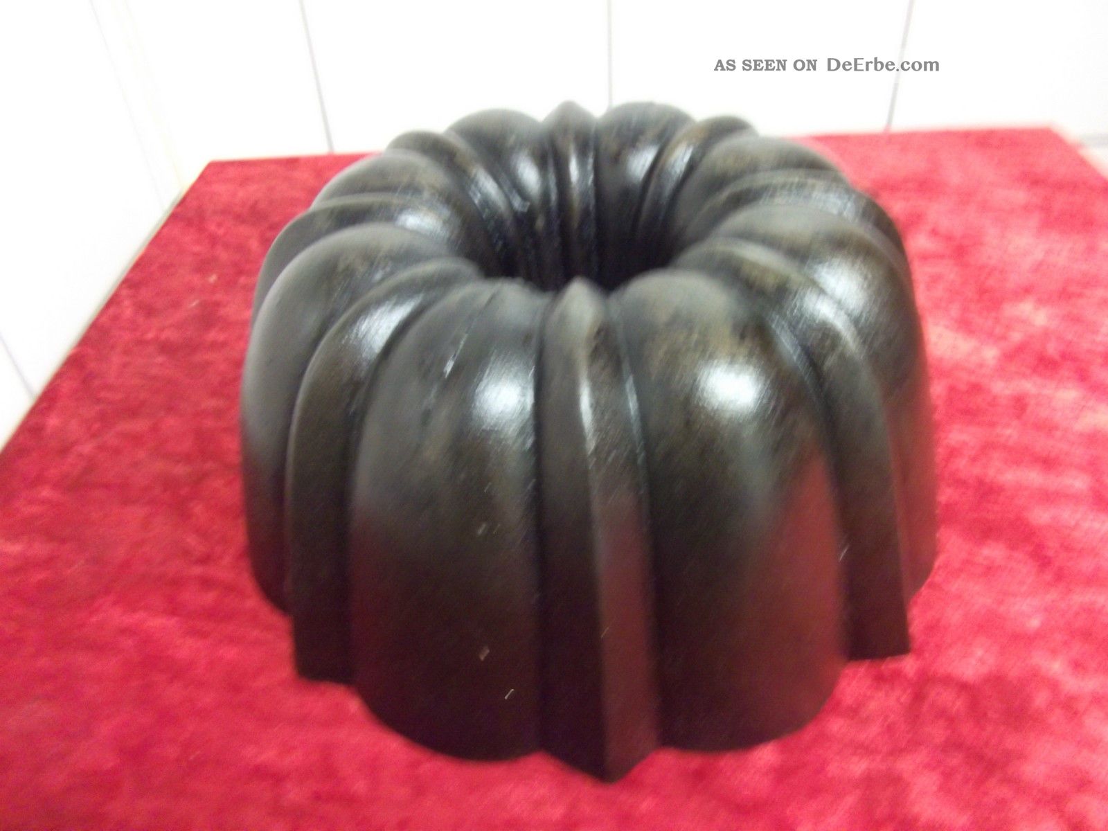 Alter Gusseisen Gugelhupf Backform Kuchenform Kuchen Bundt Pan Cake Cast Iron 10 Bäcker & Konditor Bild
